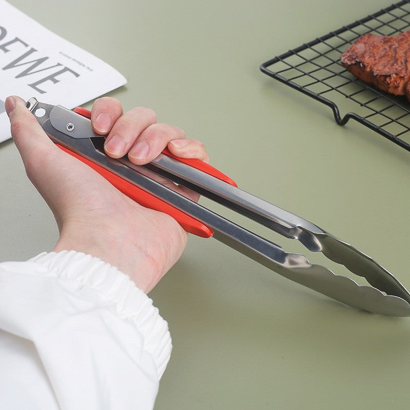 Stainless steel kitchen tongs by Glow Ritual