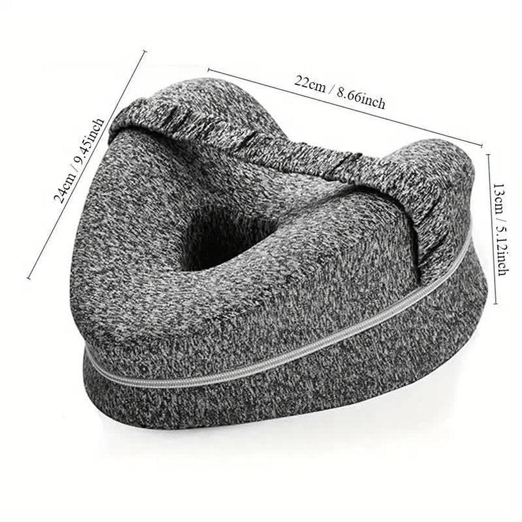 Memory foam knee pillow by Glow Ritual