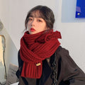 Chunky knit scarf by Glow Ritual