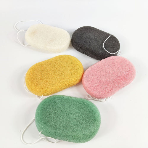 Konjac facial cleansing sponge 3 pack by Glow Ritual