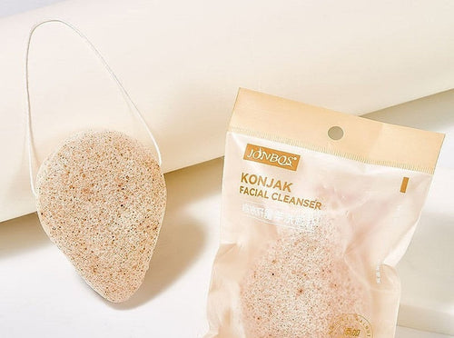 Natural Konjac Facial Cleansing Sponge – Gentle Daily Exfoliating Sponge