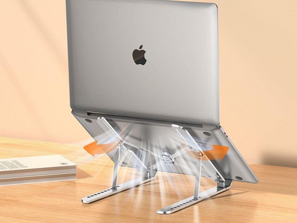 Aluminum laptop stand by Glow Ritual
