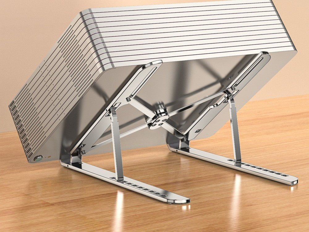 Aluminum laptop stand by Glow Ritual