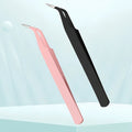 Curved lash applicator tweezers by Glow Ritual