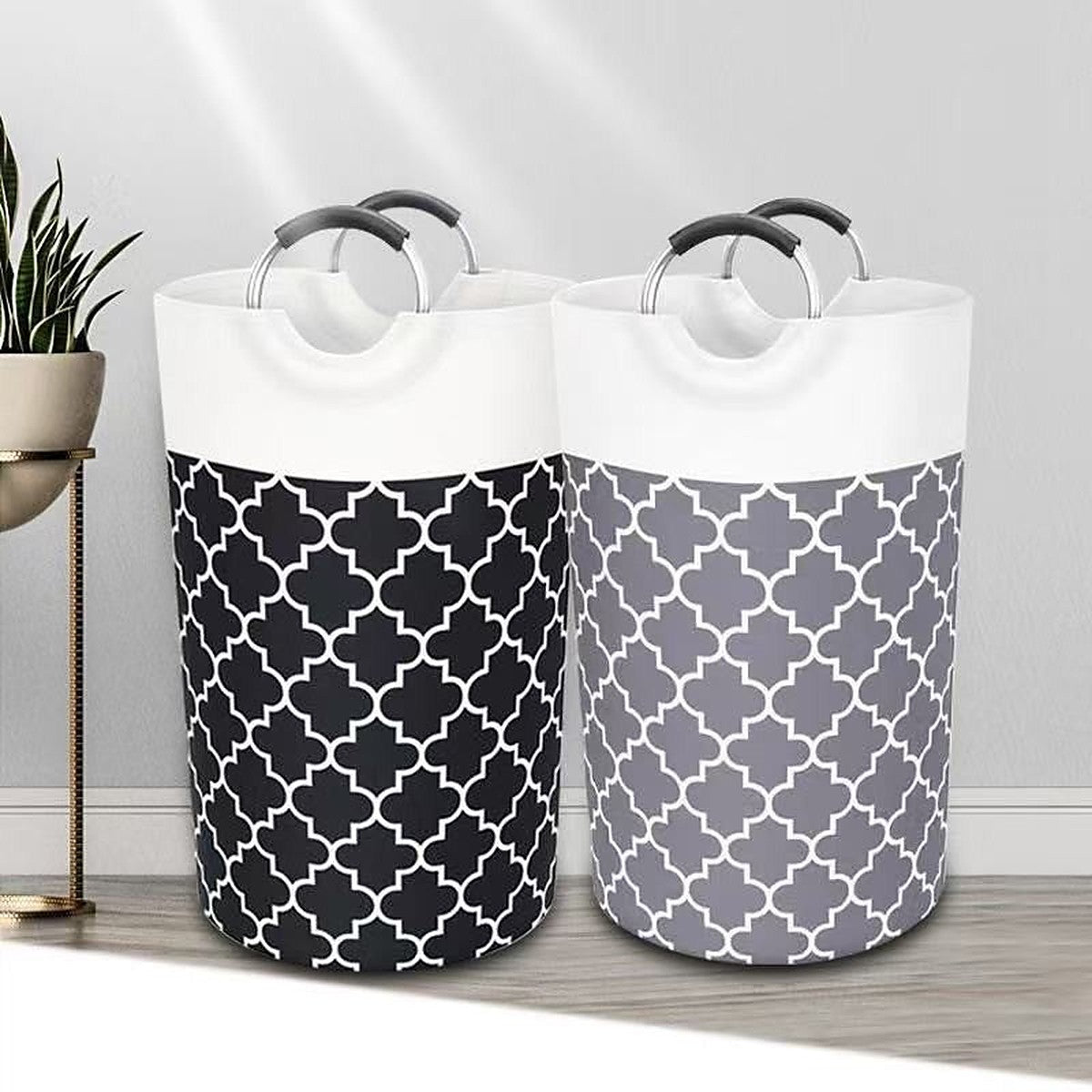 Foldable laundry basket by Glow Ritual