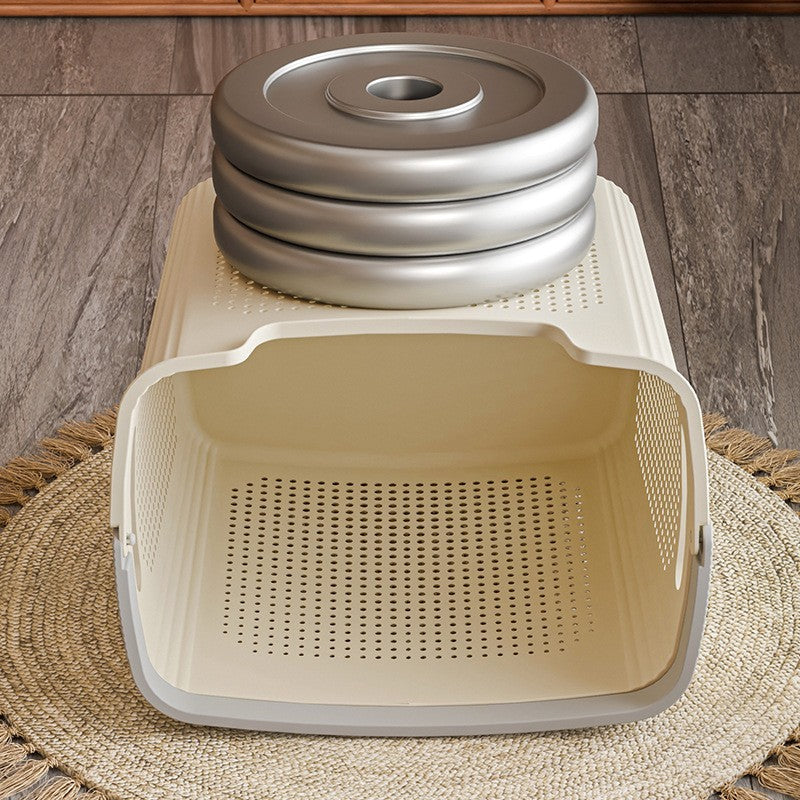 Ventilated laundry basket by Glow Ritual