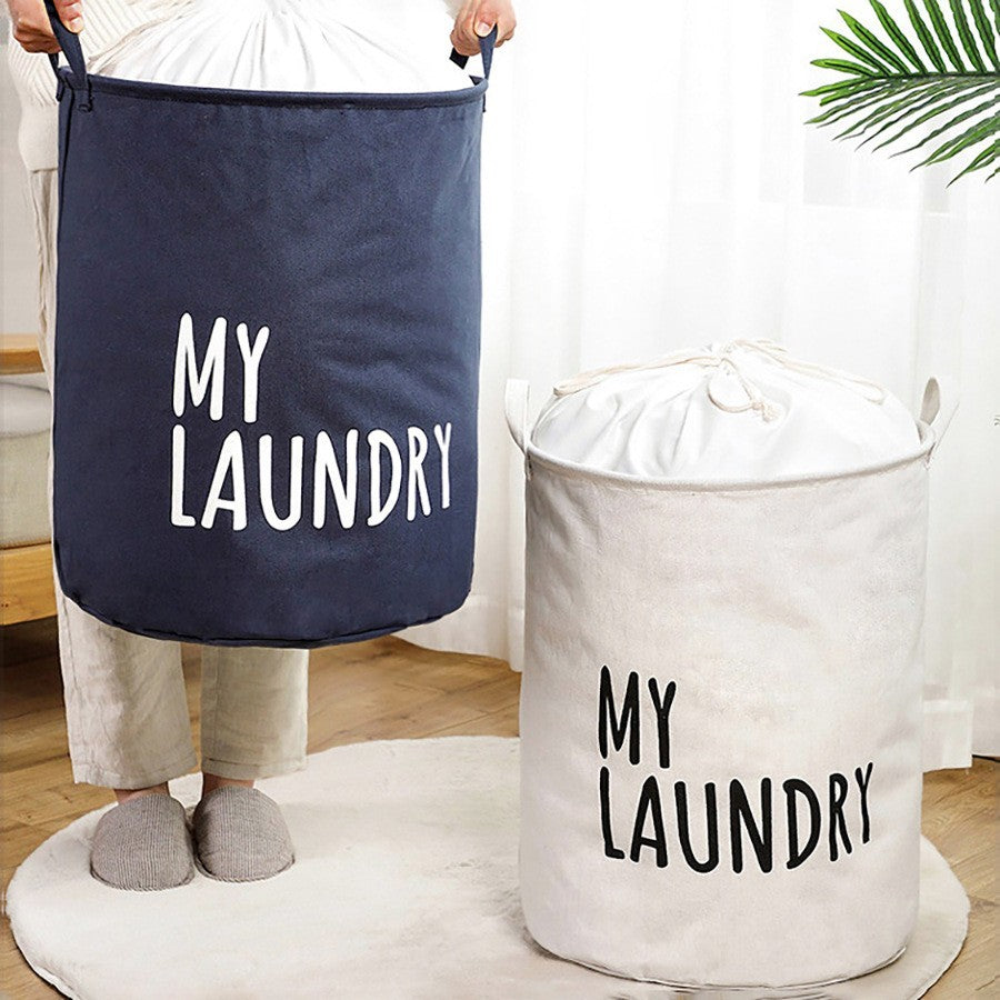 Foldable laundry hamper by Glow Ritual