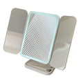 LED lighted tri-fold vanity mirror by Glow Ritual