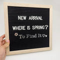 Felt letter board by Glow Ritual