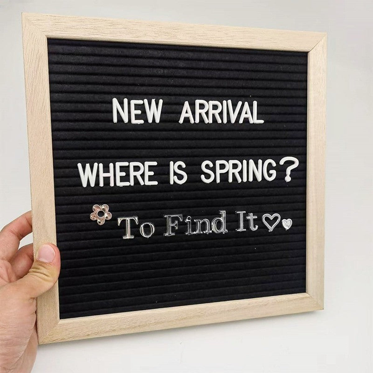 Felt letter board by Glow Ritual