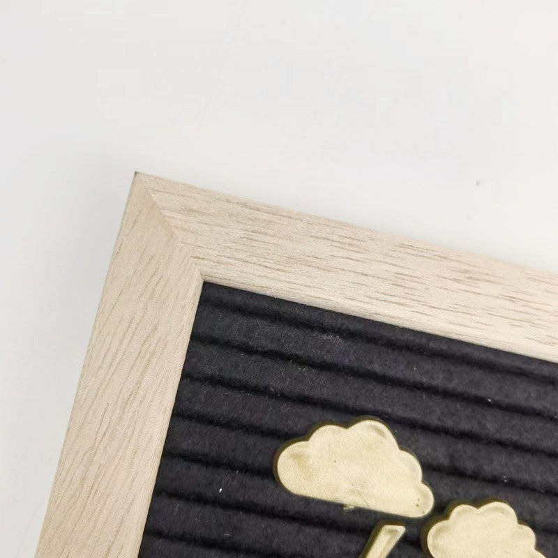 Felt letter board by Glow Ritual