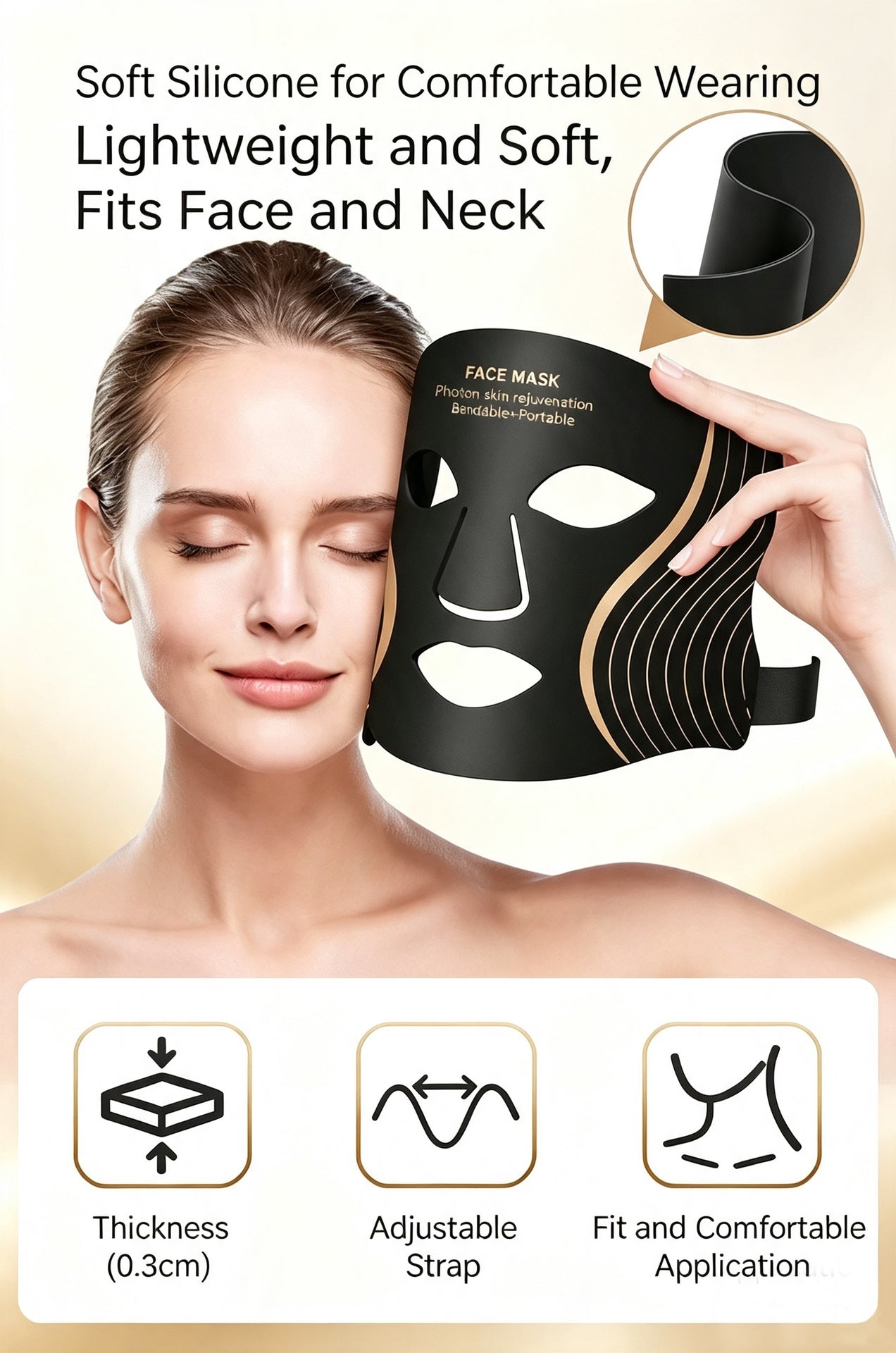 LED Glow Mask — Red & Blue Light Skincare
