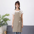 Cotton linen apron by Glow Ritual