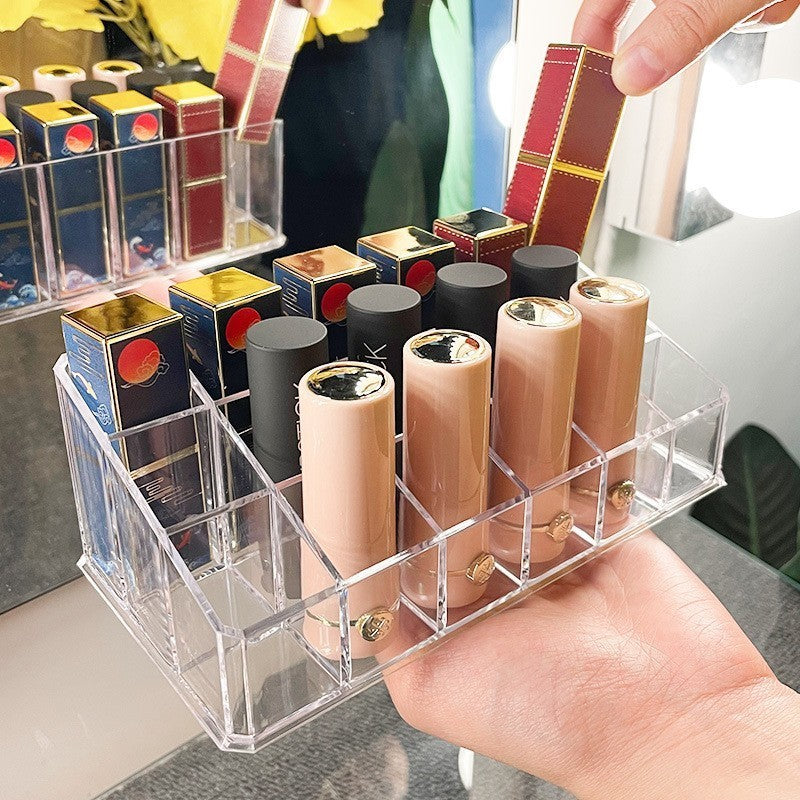 24-slot acrylic lipstick organizer by Glow Ritual