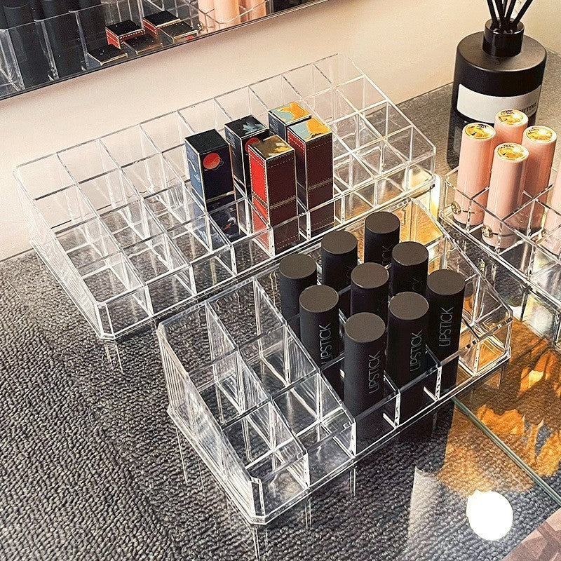 24-slot acrylic lipstick organizer by Glow Ritual