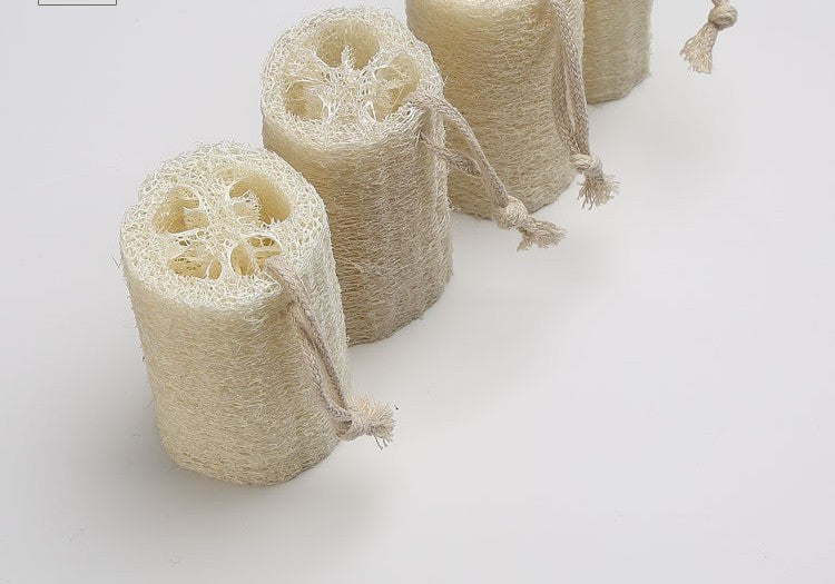 Natural loofah sponge 6 pack by Glow Ritual
