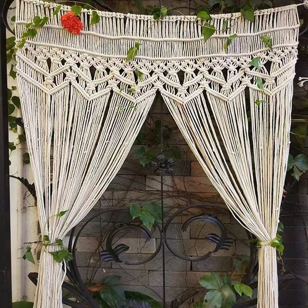 Macrame door curtain by Glow Ritual