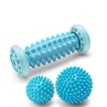 Foot massage roller and spiky ball set by Glow Ritual