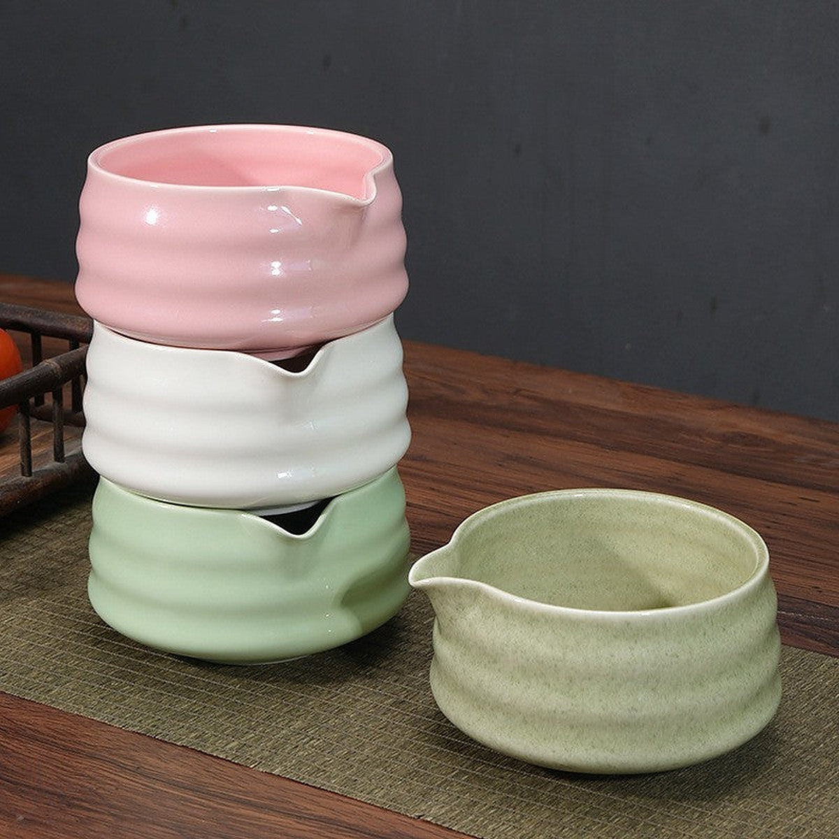 Matcha set with bowl and whisk by Glow Ritual