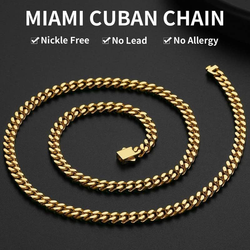 Men's Cuban link chain by Glow Ritual