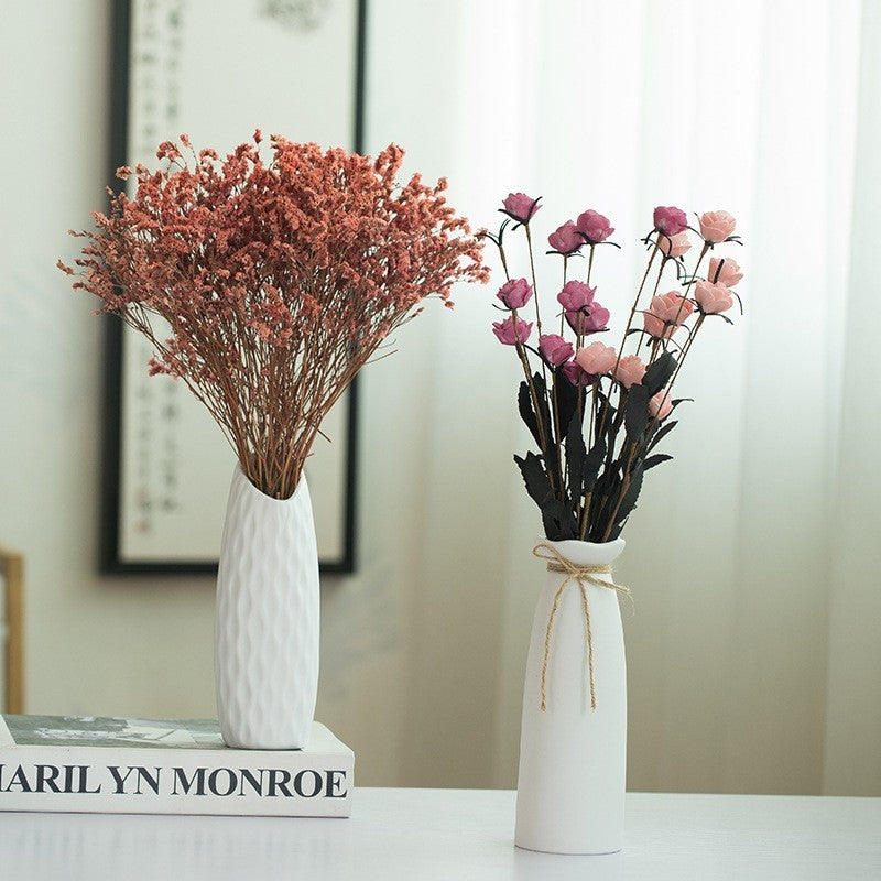 Mini white ceramic vase by Glow Ritual