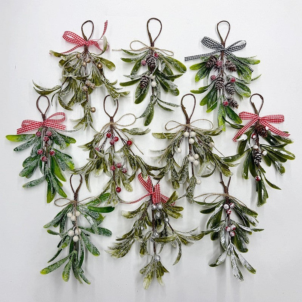 Artificial mistletoe picks by Glow Ritual