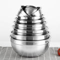 Stainless steel mixing bowl with lid by Glow Ritual