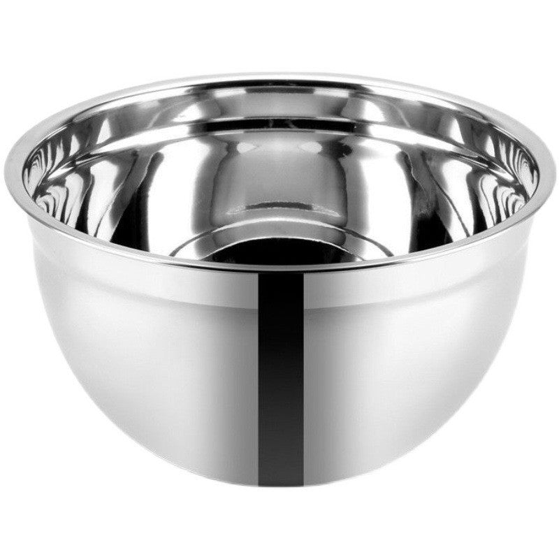 Stainless steel mixing bowl with lid by Glow Ritual