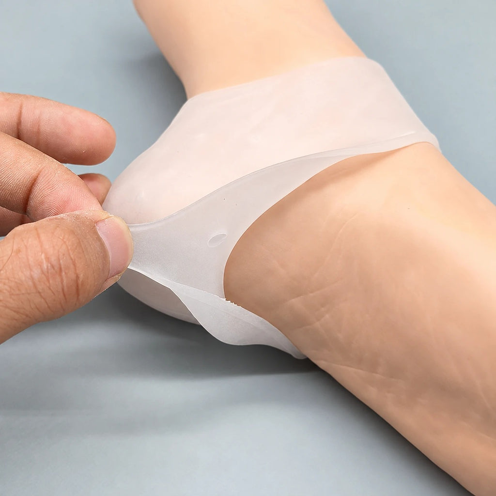 Silicone gel heel socks - photo 2