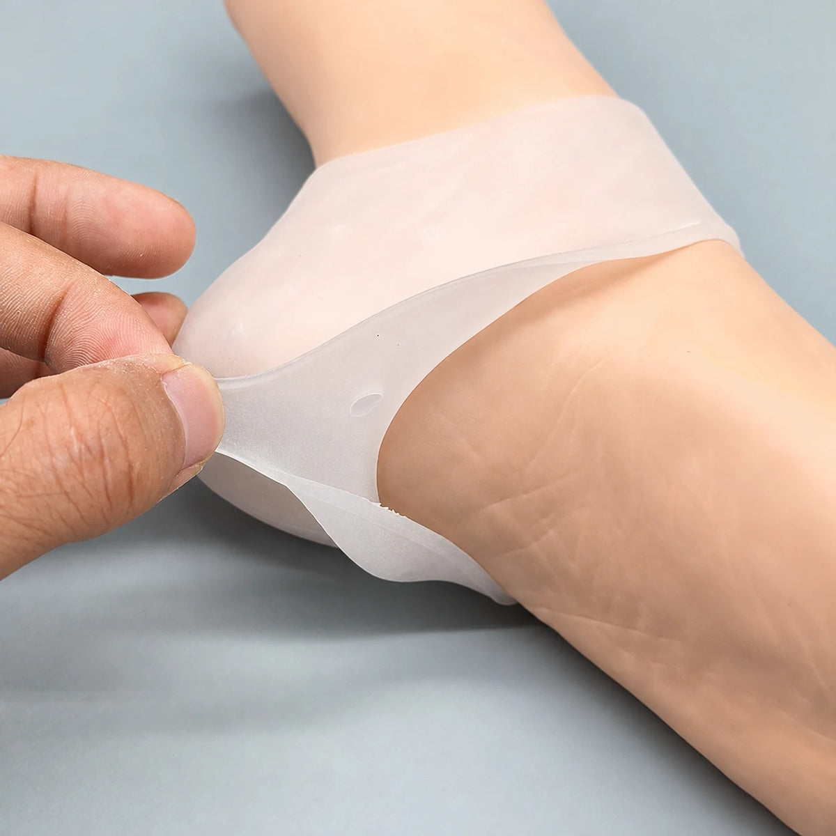 Silicone gel heel socks - photo 2
