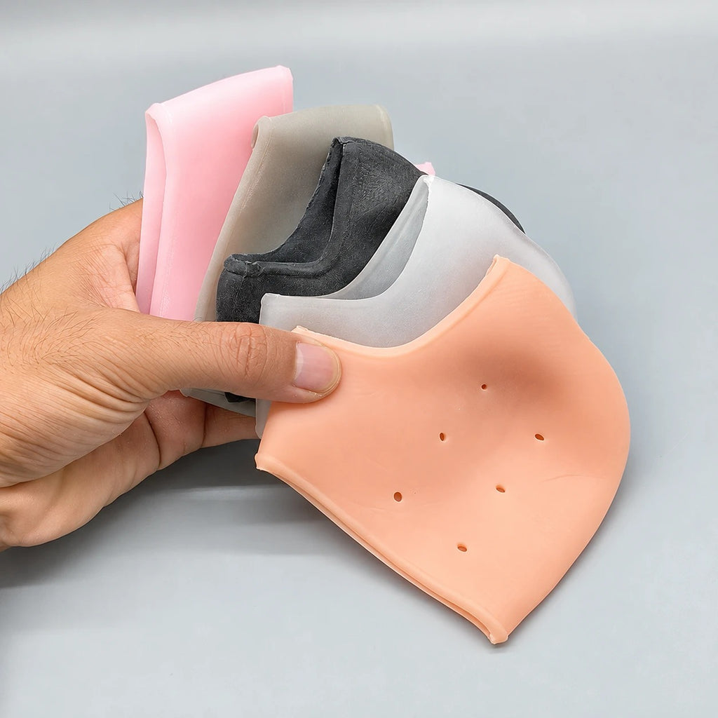 Silicone gel heel socks - photo 3