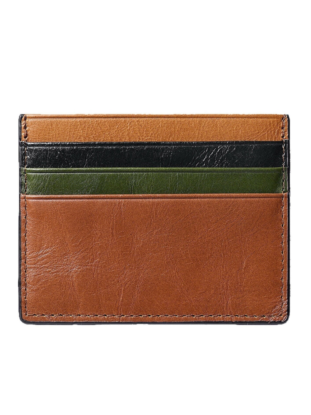 Slim leather card holder by Glow Ritual