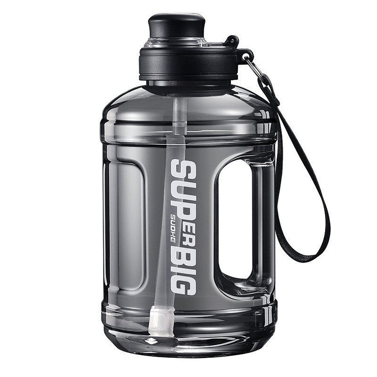 Motivational time-marker water bottle by Glow Ritual