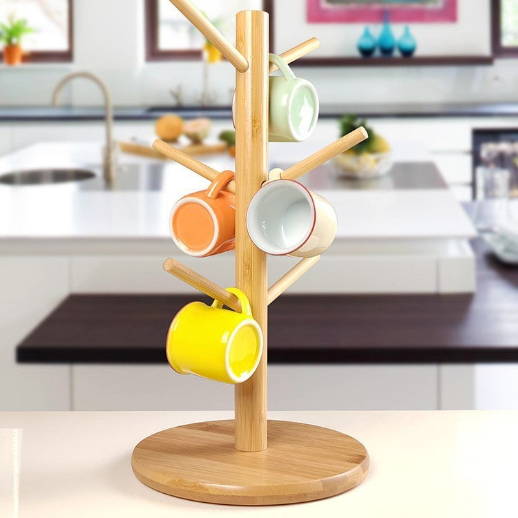 Bamboo mug tree by Glow Ritual