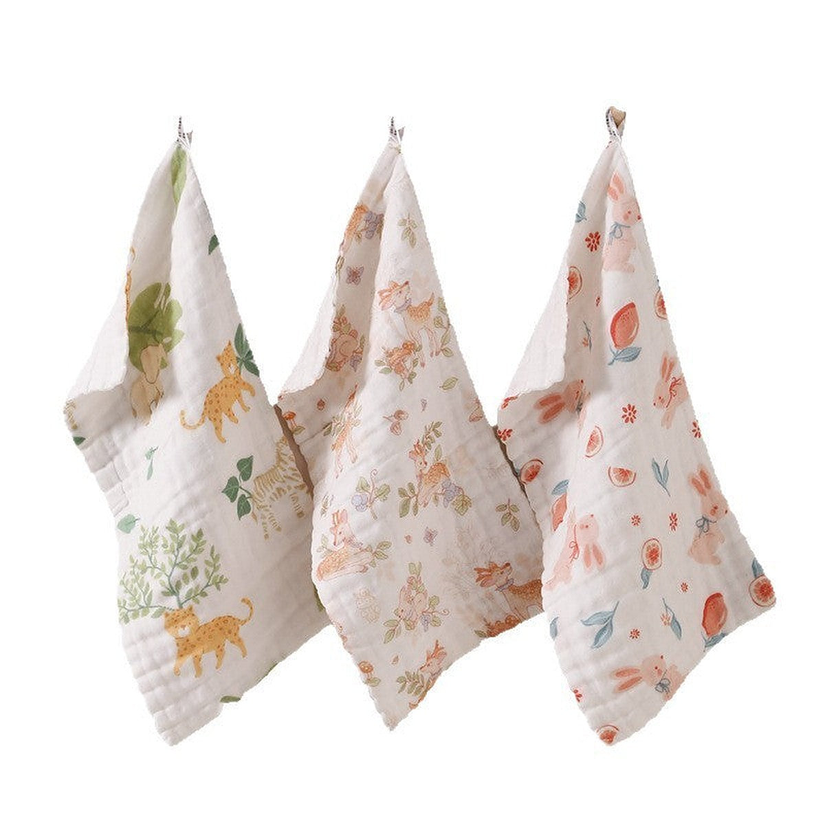 Muslin face cloths set by Glow Ritual