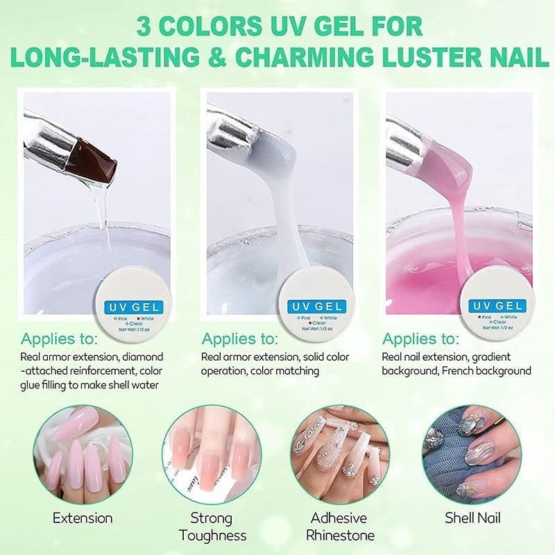 58-piece nail art kit by Glow Ritual