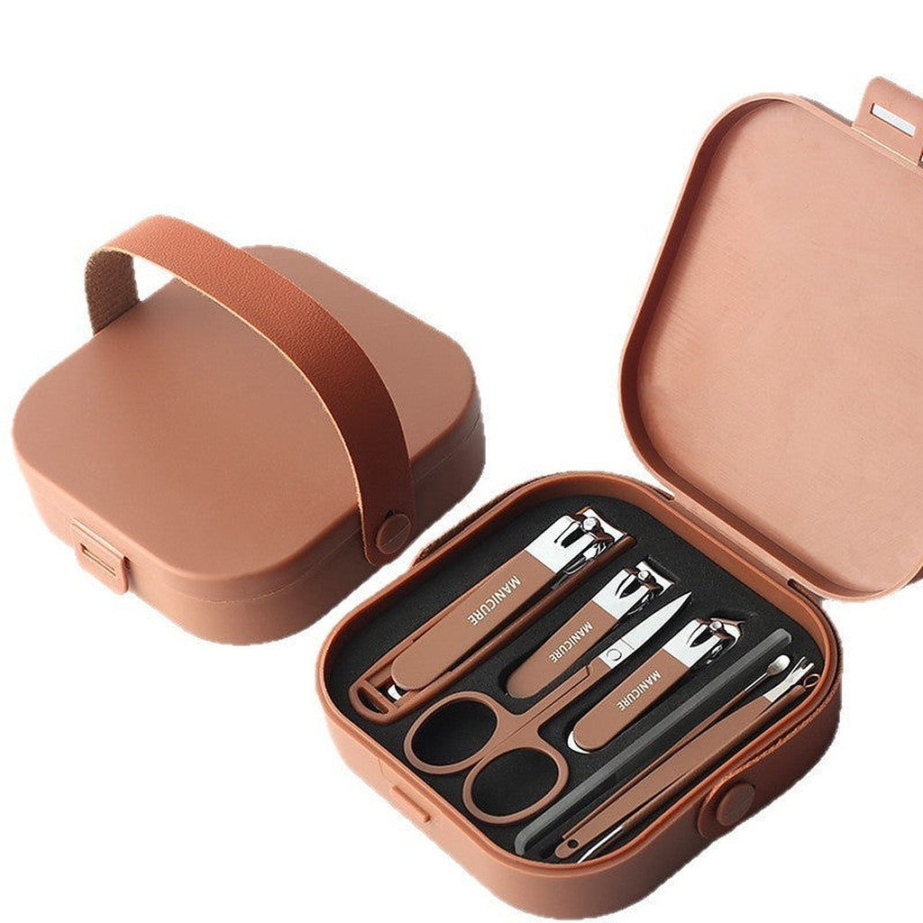 8-piece stainless nail clipper set by Glow Ritual