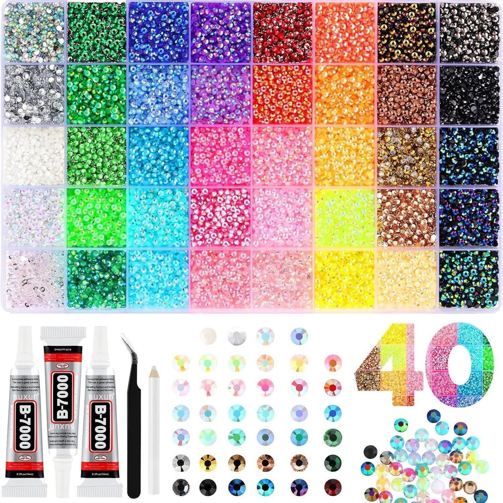 Nail art rhinestone kit by Glow Ritual