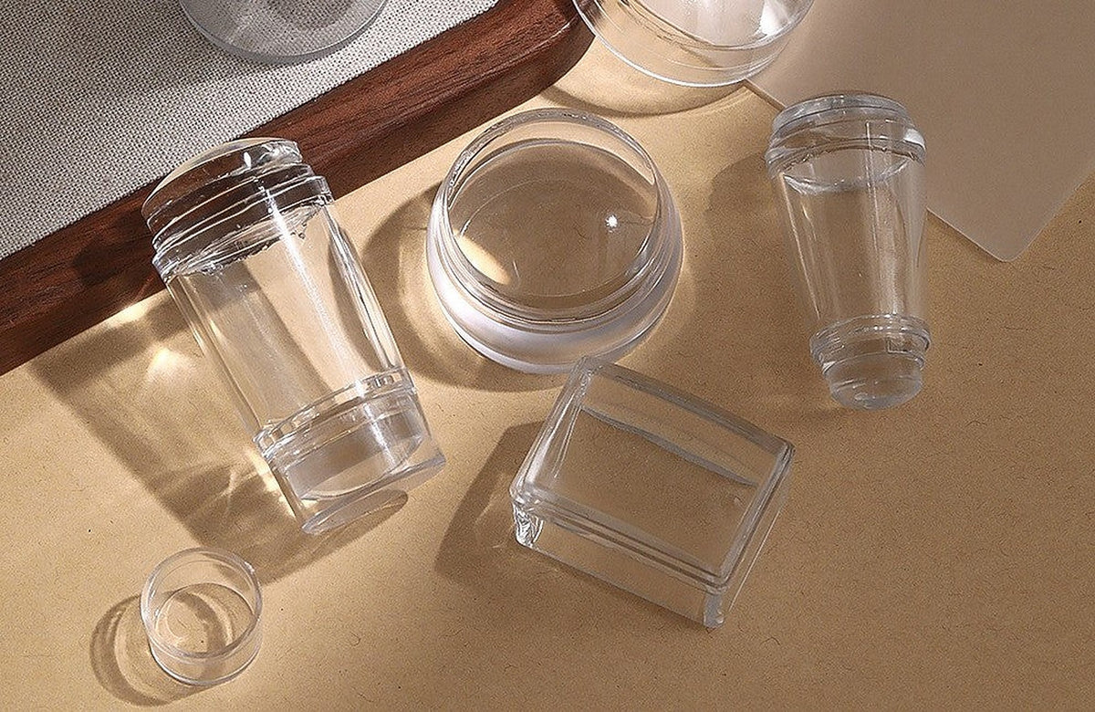 Clear silicone nail stamping kit by Glow Ritual