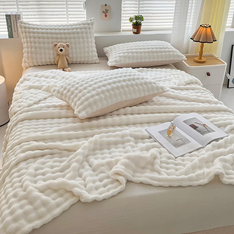 Fluffy nap blanket by Glow Ritual