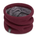 Fleece-lined knit neck warmer by Glow Ritual