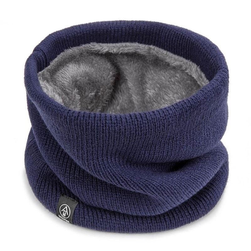 Fleece-lined knit neck warmer by Glow Ritual
