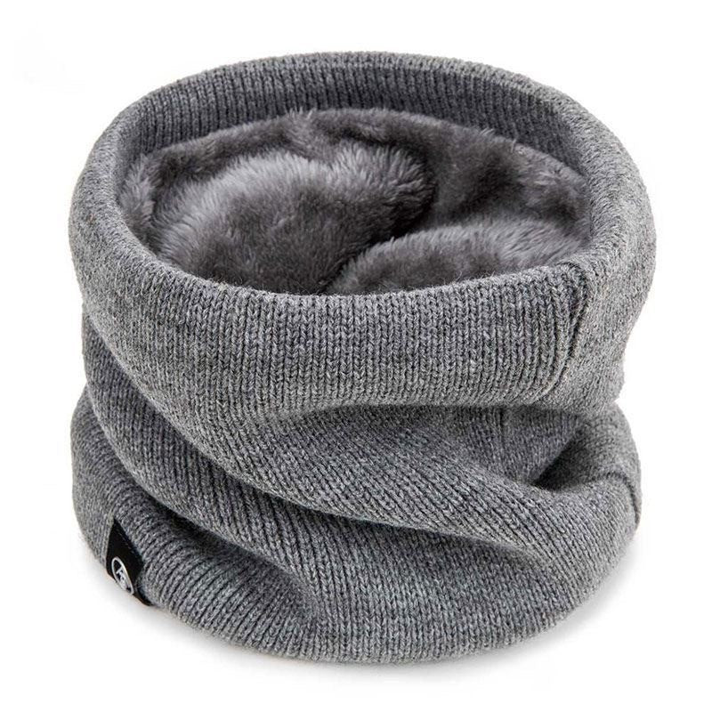 Fleece-lined knit neck warmer by Glow Ritual