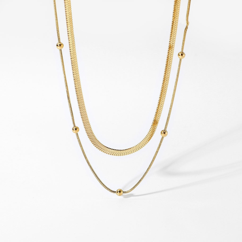 Layered necklace by Glow Ritual