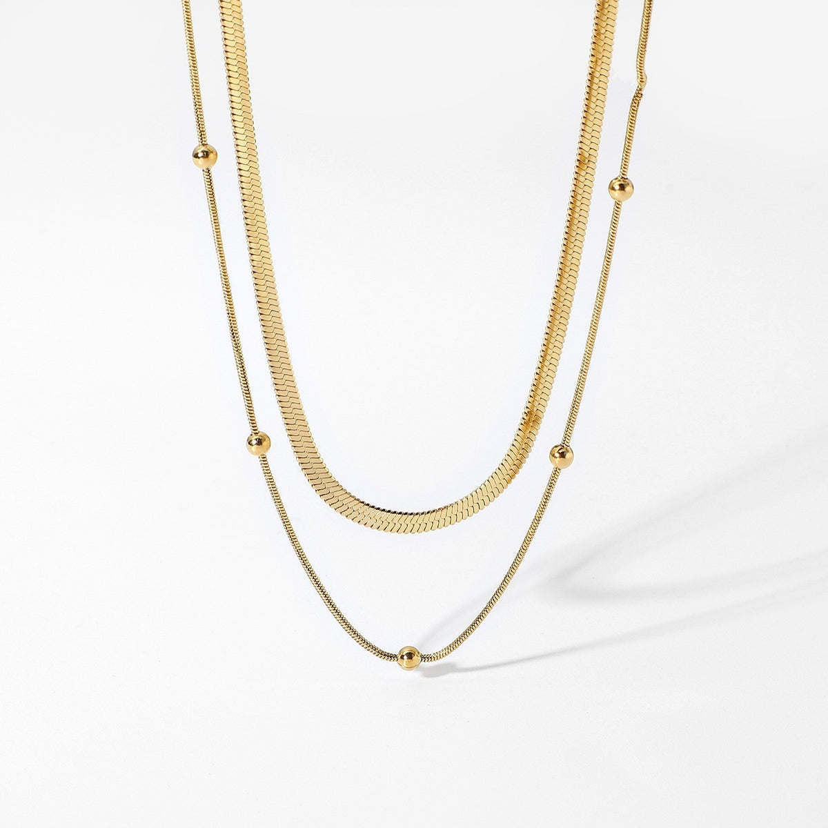 Layered necklace by Glow Ritual