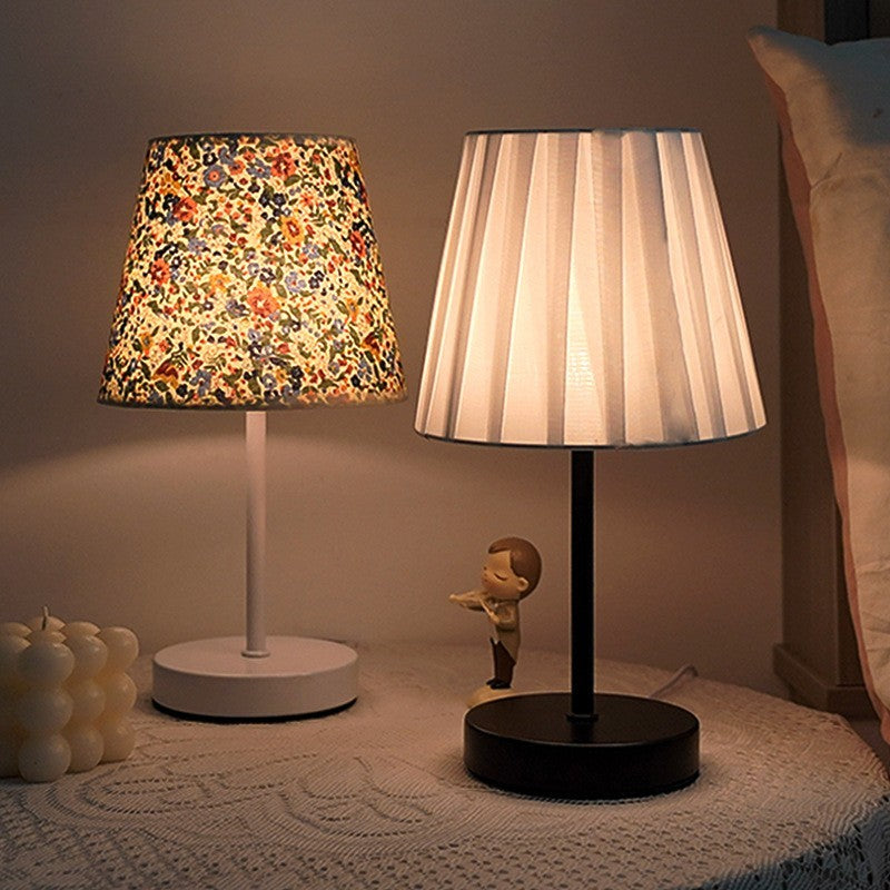 Solid wood bedside lamp by Glow Ritual