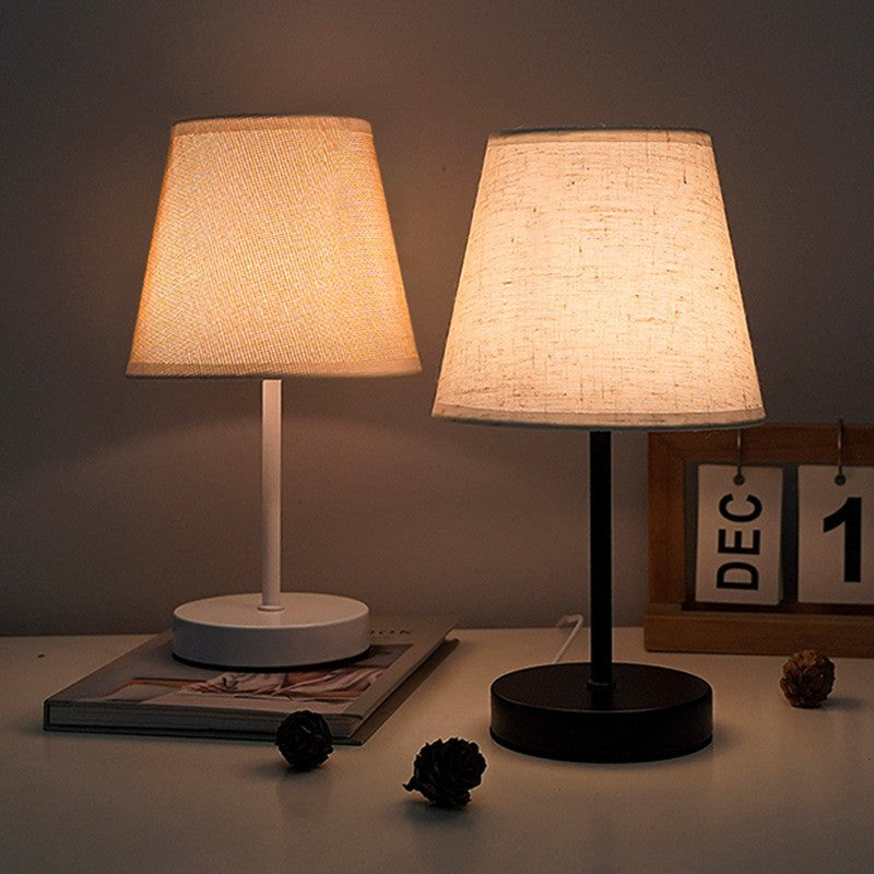 Solid wood bedside lamp by Glow Ritual
