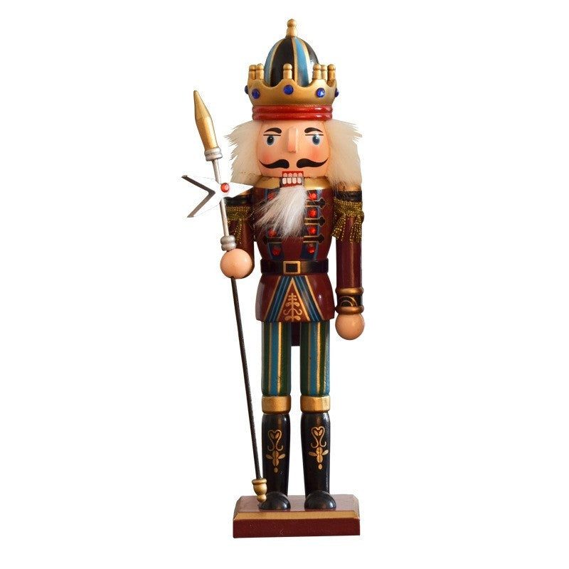 Wooden nutcracker figurine by Glow Ritual