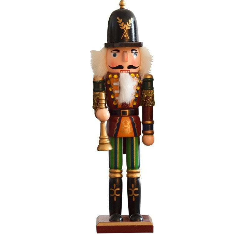 Wooden nutcracker figurine by Glow Ritual