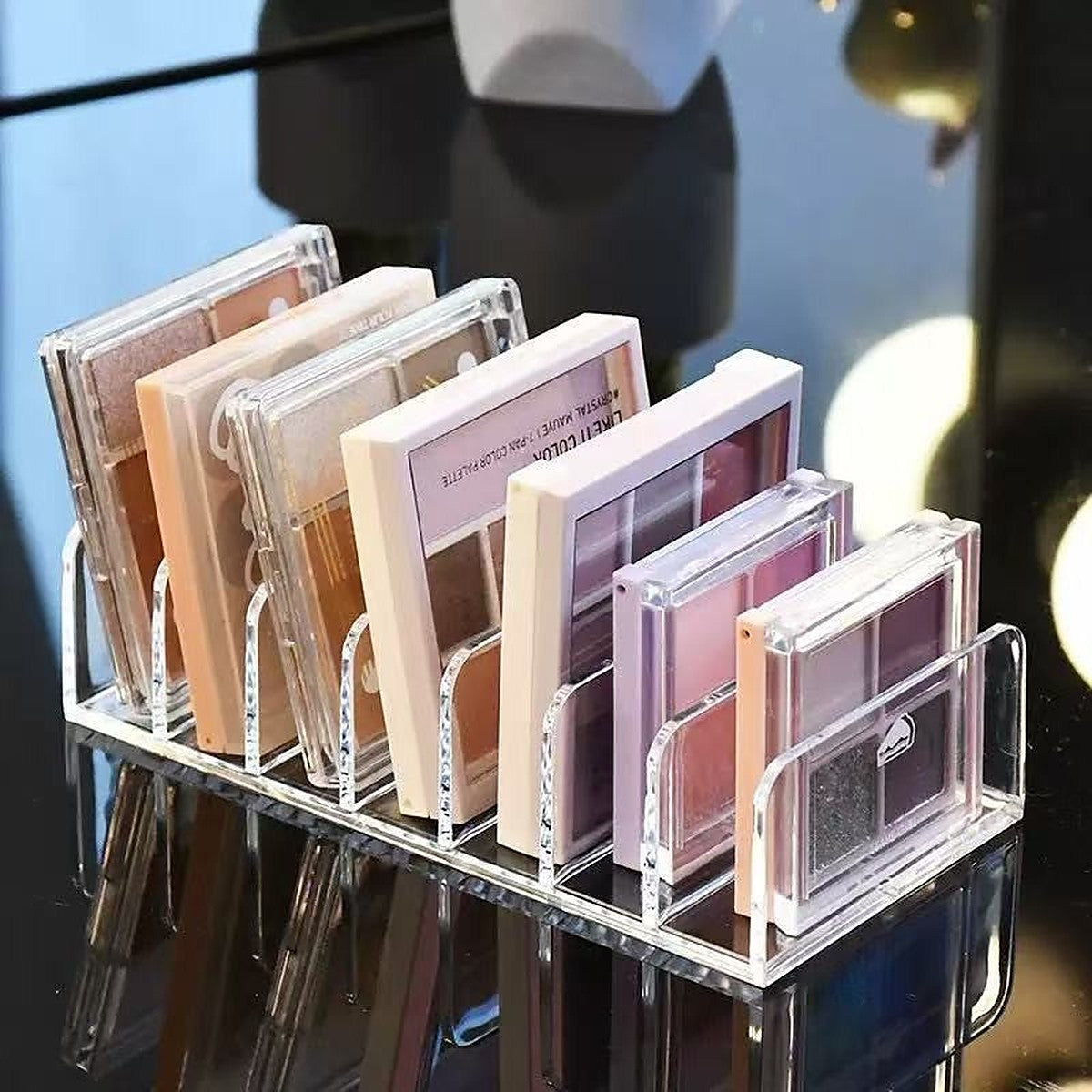 Acrylic eyeshadow palette organizer by Glow Ritual